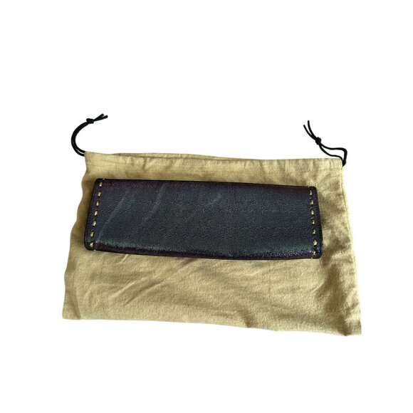 CARLOS FALCHI Vintage Fatto a Mano Iridescent Clutch Bag w/ Dustbag - Picture 8 of 8